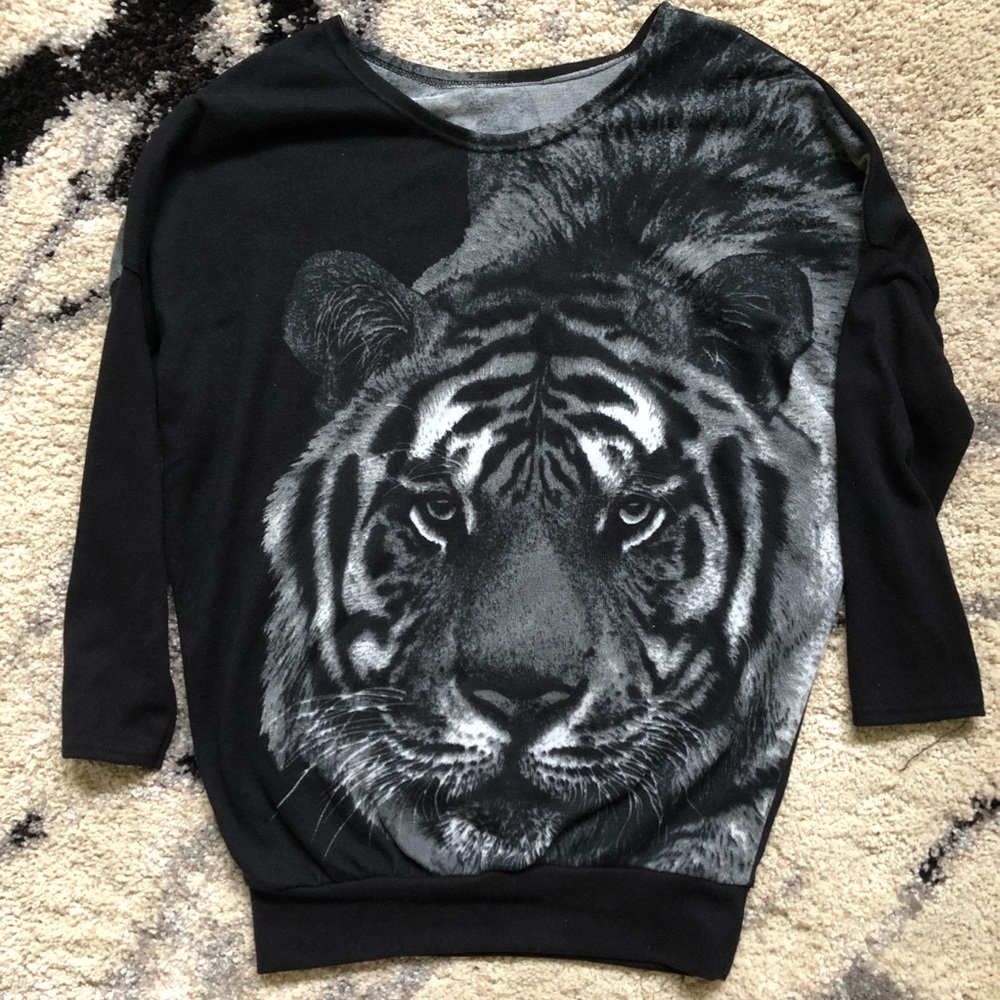 Slouchy Tiger Sweater